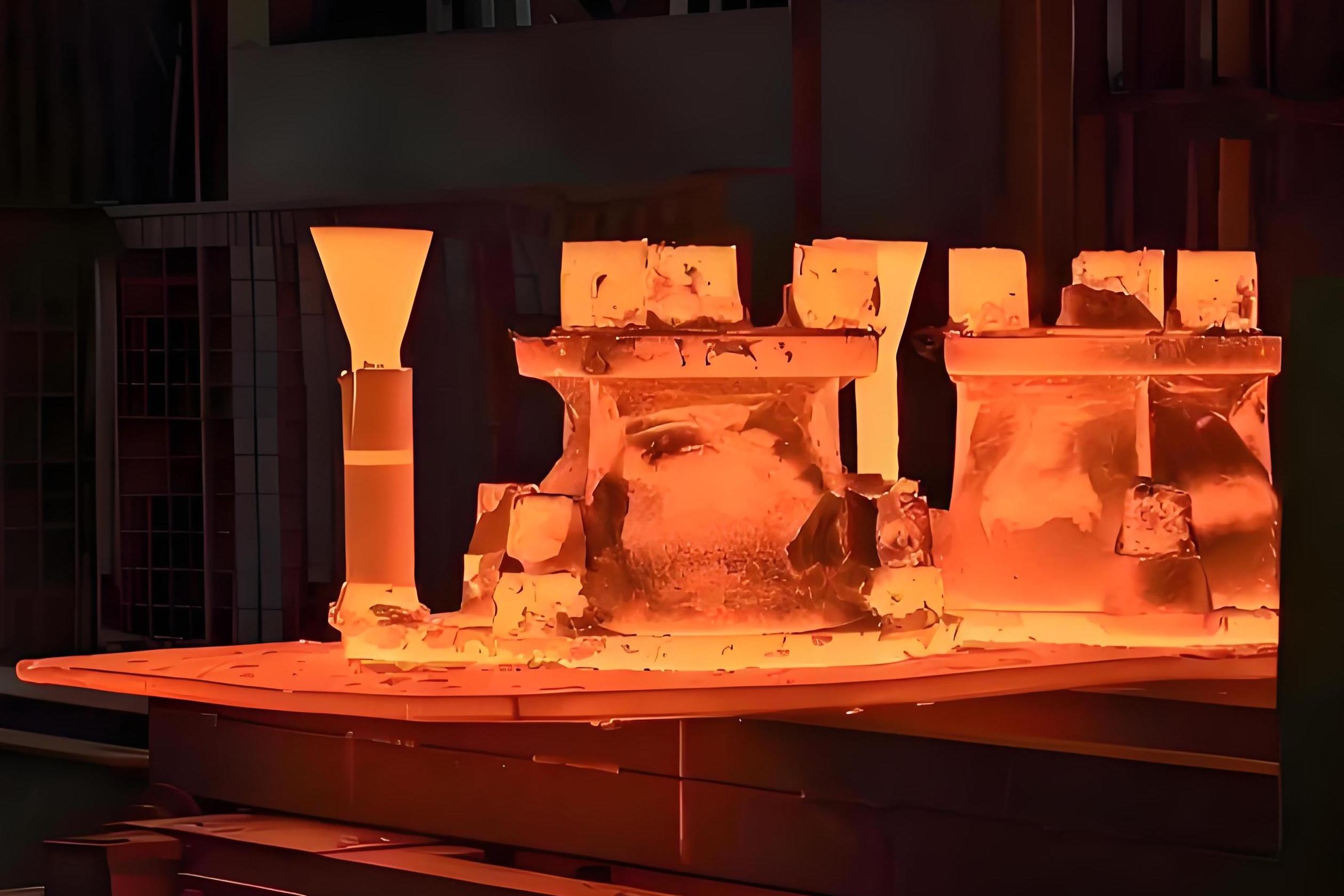 Heat treatment furnace for processing hydraulic valve components