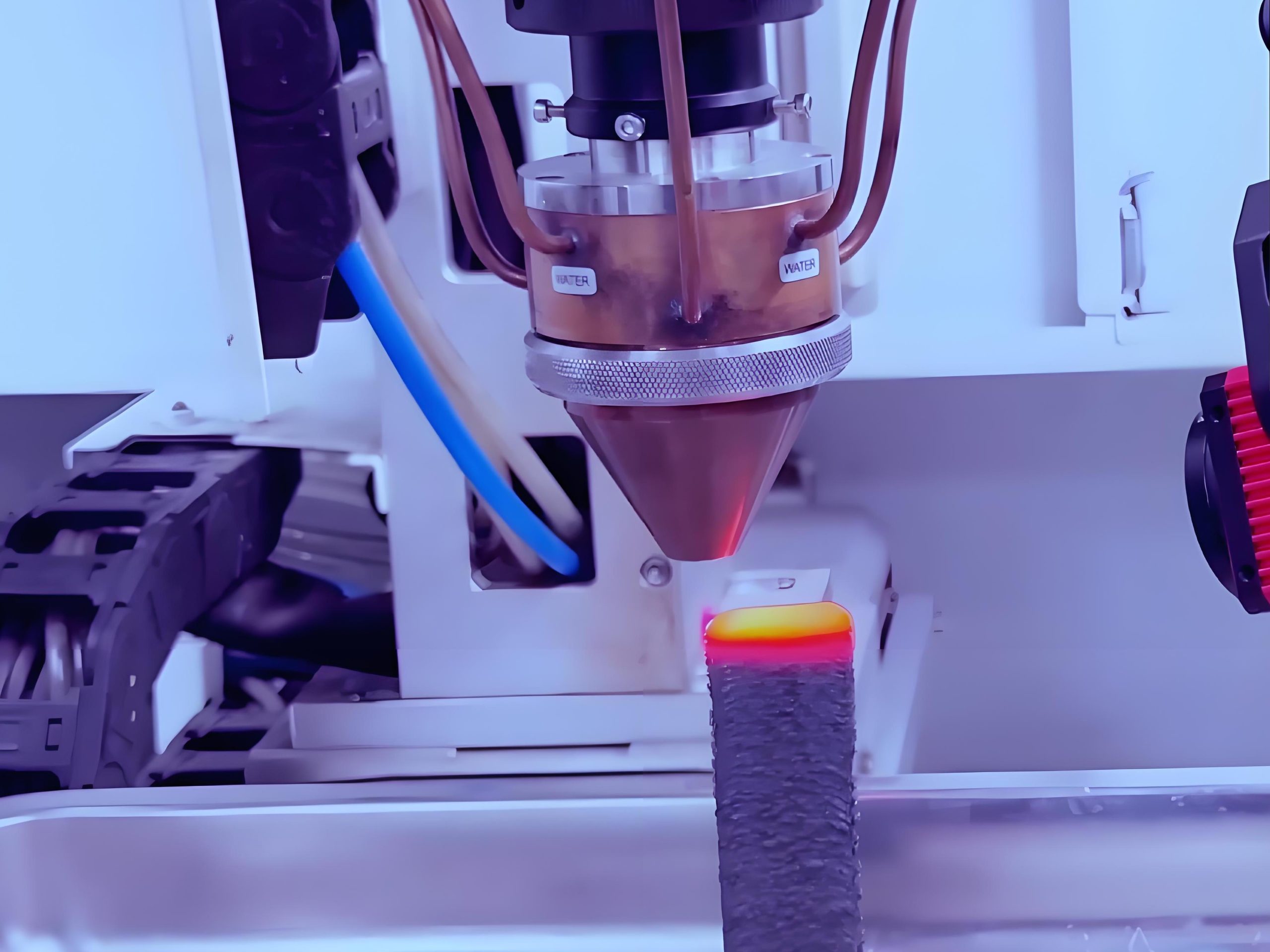 Additive manufacturing process creating complex hydraulic valve components