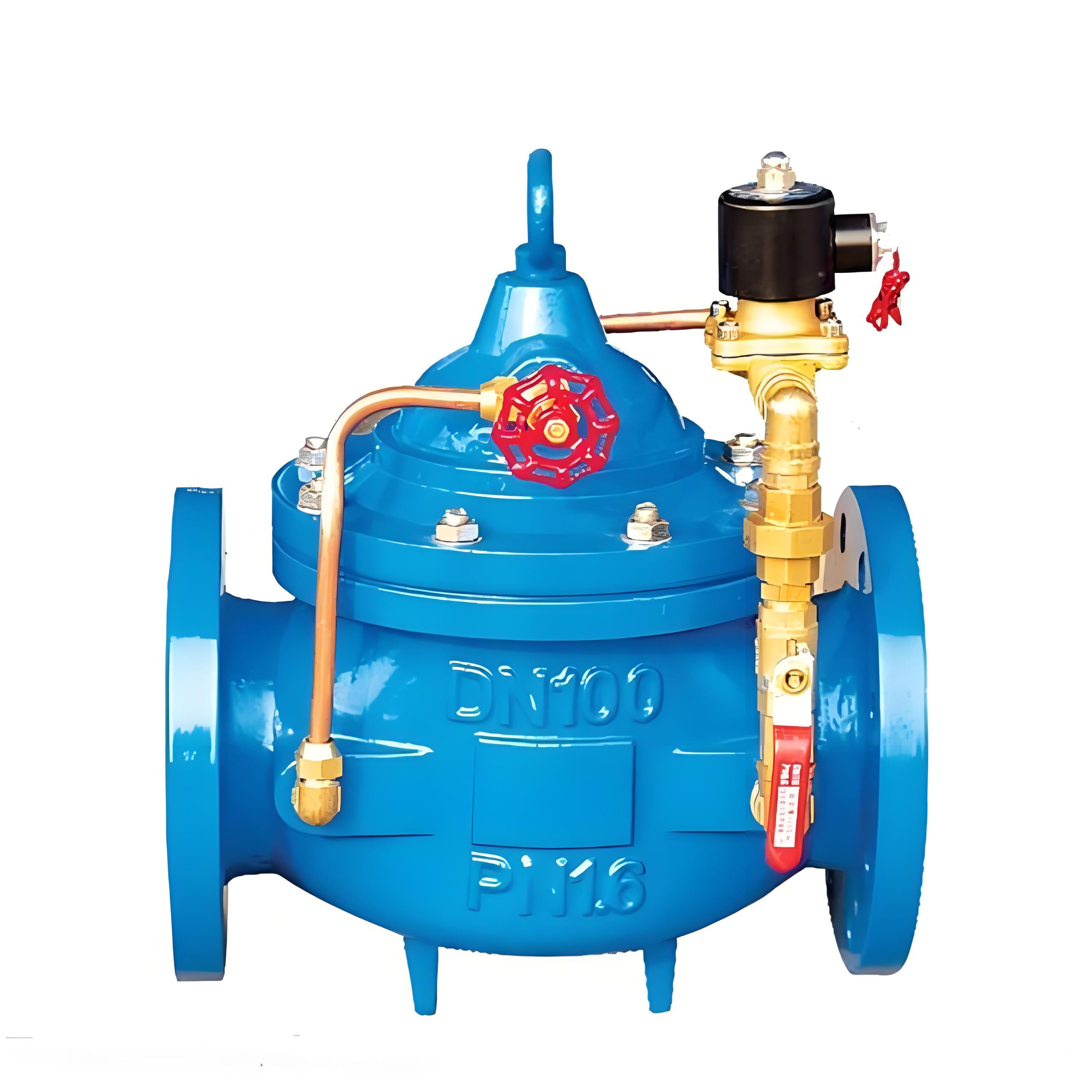 Physical examples of various hydraulic control valves including directional, pressure, and flow valves
