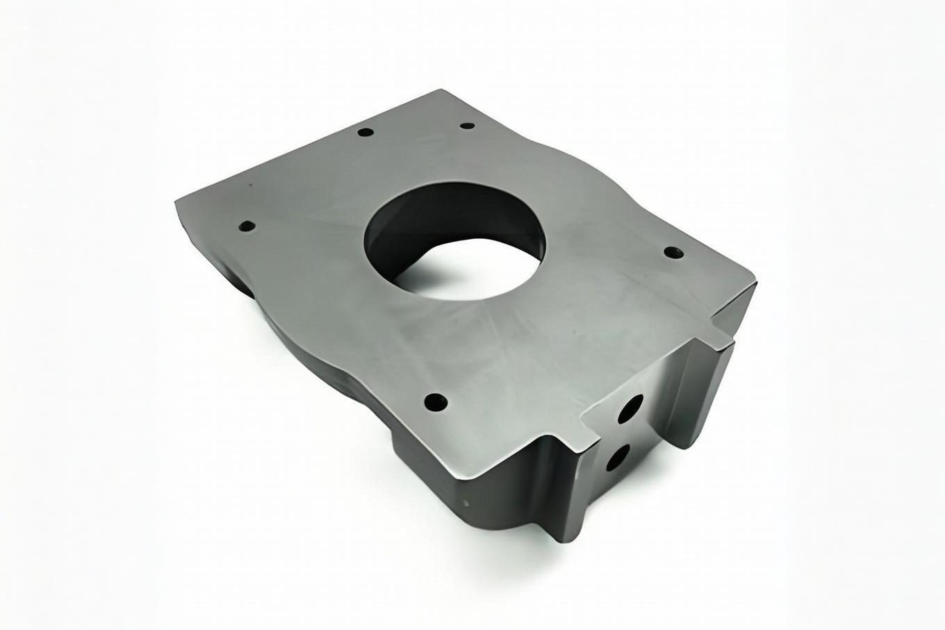 Hydraulic pump swash plate showing angled surface for piston actuation