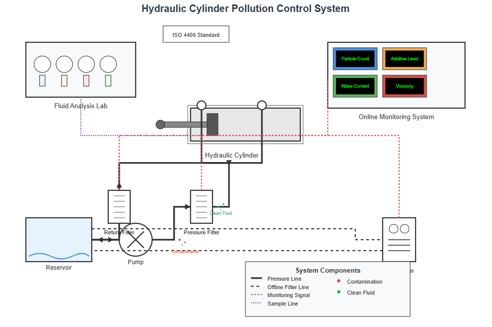 Hydraulic fluid contamination and filtration