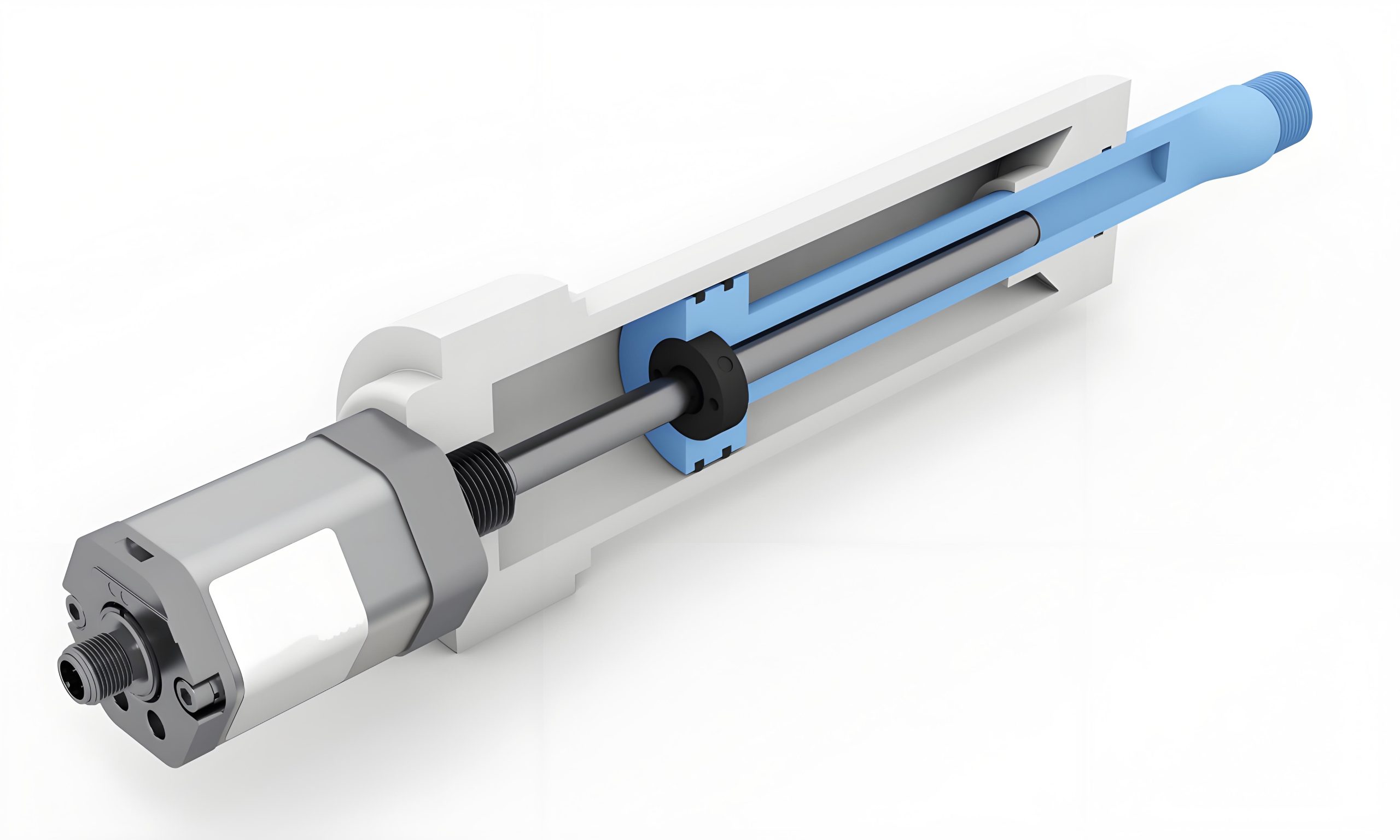 Hydraulic cylinder in industrial application