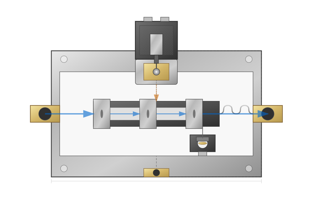 Proportional pressure valve diagram