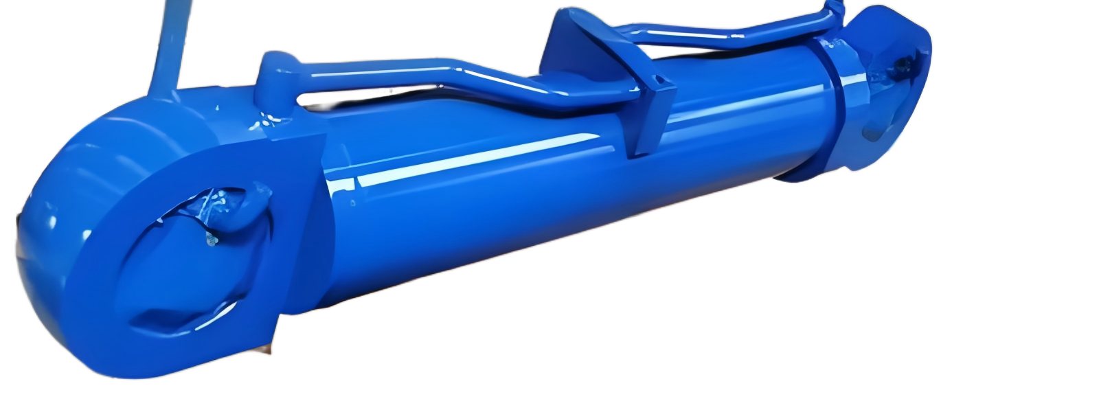 Hydraulic cylinder assembly in industrial machinery