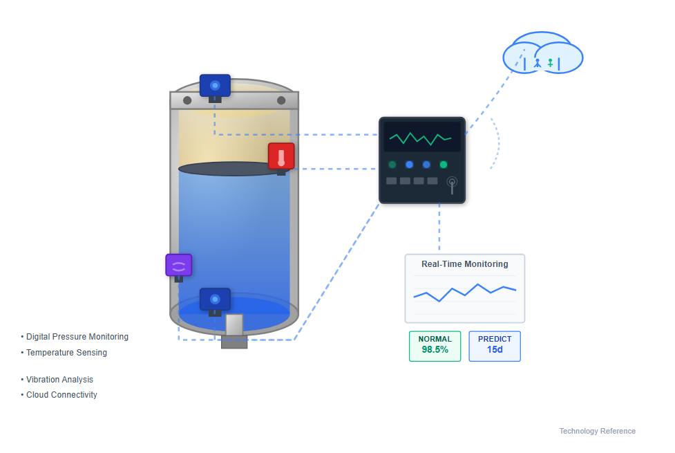Smart hydraulic system components with digital monitoring capabilities