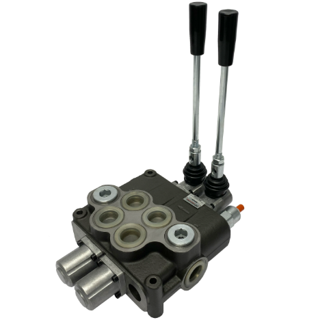 2 spool hydraulic control valve
