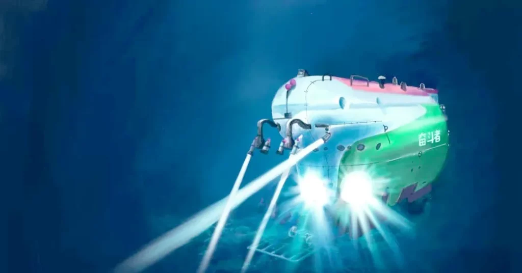 The Fendouzhe Striver-manned submersible